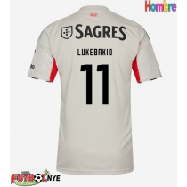 Camiseta Benfica Dodi Lukebakio #11 Visitante Equipación 2025-26 manga corta